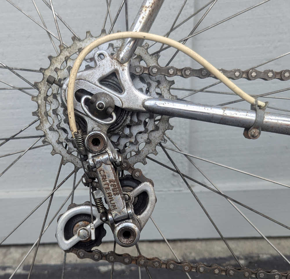 Dérailleur Arrière Zeus Criterium 69 - Vintage Années 60-70 - Neuf Ancien Stock